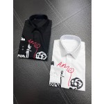 McQueen Cartoon Skeleton Graffiti Shirt